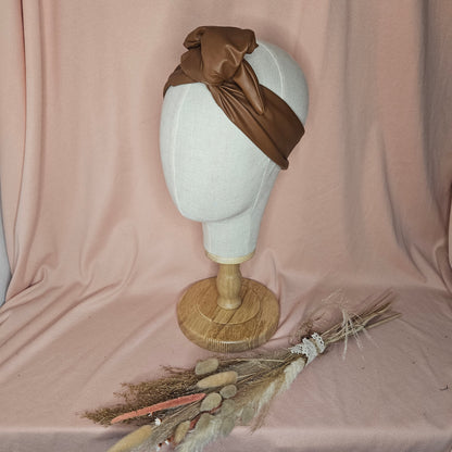 SIMILI CUIR CAMEL
