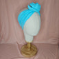 GAZE DE COTON BLEUE
