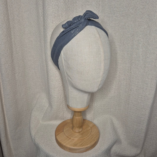 GAZE COTON BLEU JEAN