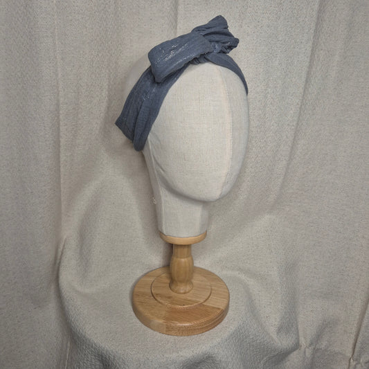 GAZE COTON BLEU JEANS