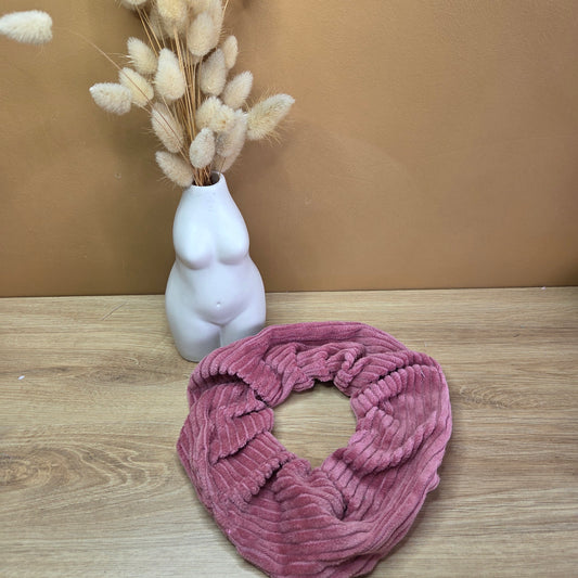 Chouchou velour cotelé